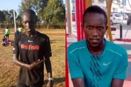 Photocollage of Charles Kipsang.
